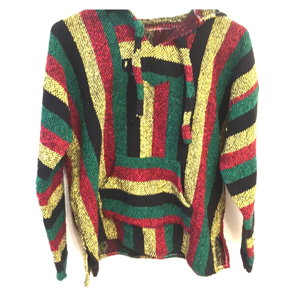 Thick pull over hoody.